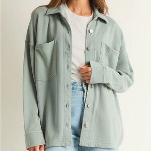 Z Supply all knit worn jade all day jacket